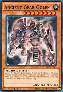 Ancient Gear Golem [Structure Deck: Machine Reactor] [SR03-EN005] | Gaming Infinity