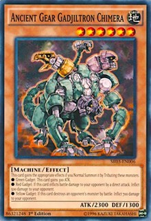 Ancient Gear Gadjiltron Chimera [Structure Deck: Machine Reactor] [SR03-EN006] | Gaming Infinity