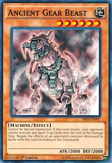 Ancient Gear Beast [Structure Deck: Machine Reactor] [SR03-EN007] | Gaming Infinity