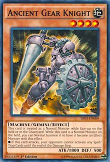 Ancient Gear Knight [Structure Deck: Machine Reactor] [SR03-EN009] | Gaming Infinity