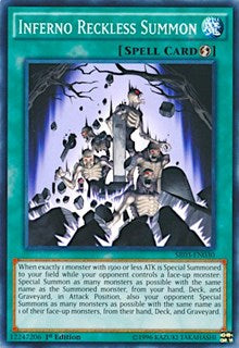 Inferno Reckless Summon [Structure Deck: Machine Reactor] [SR03-EN030] | Gaming Infinity
