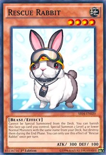 Rescue Rabbit [Structure Deck: Dinosmasher's Fury] [SR04-EN020] | Gaming Infinity