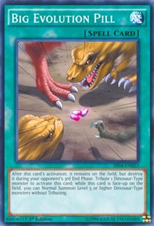 Big Evolution Pill [Structure Deck: Dinosmasher's Fury] [SR04-EN023] | Gaming Infinity