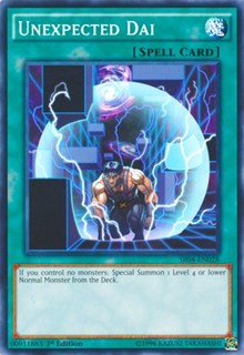 Unexpected Dai [Structure Deck: Dinosmasher's Fury] [SR04-EN028] | Gaming Infinity