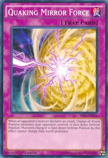 Quaking Mirror Force [Structure Deck: Dinosmasher's Fury] [SR04-EN036] | Gaming Infinity