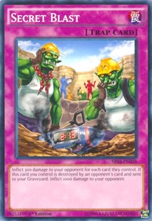 Secret Blast [Structure Deck: Dinosmasher's Fury] [SR04-EN038] | Gaming Infinity