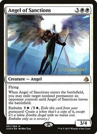 Angel of Sanctions [Amonkhet Promos] | Gaming Infinity