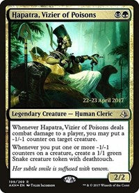 Hapatra, Vizier of Poisons [Amonkhet Promos] | Gaming Infinity