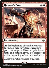 Hazoret's Favor [Amonkhet Promos] | Gaming Infinity