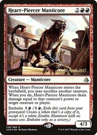 Heart-Piercer Manticore [Amonkhet Promos] | Gaming Infinity