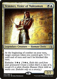 Temmet, Vizier of Naktamun [Amonkhet Promos] | Gaming Infinity