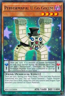 Performapal U Go Golem [Maximum Crisis] [MACR-EN004] | Gaming Infinity