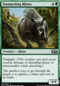 Stampeding Rhino [Welcome Deck 2017] | Gaming Infinity