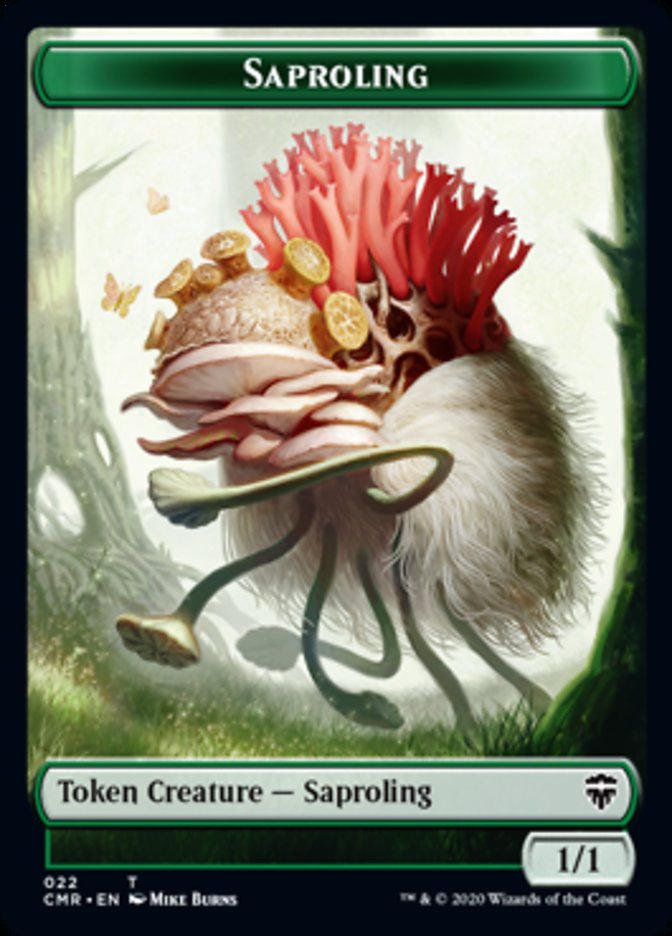 Illusion // Saproling Token [Commander Legends Tokens] | Gaming Infinity