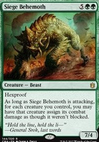 Siege Behemoth [Commander Anthology] | Gaming Infinity