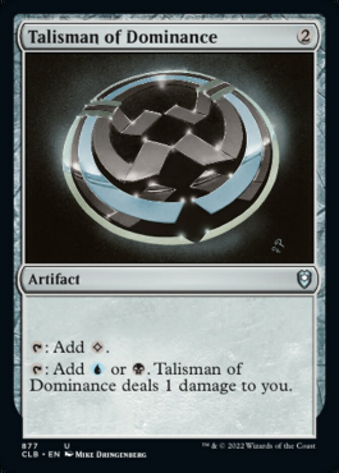 Talisman of Dominance [Commander Legends: Battle for Baldur's Gate] | Gaming Infinity