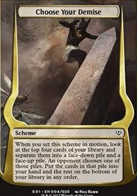 Choose Your Demise (Archenemy: Nicol Bolas) [Archenemy: Nicol Bolas] | Gaming Infinity