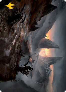 Haunted Ridge Art Card (Gold-Stamped Signature) [Innistrad: Midnight Hunt Art Series] | Gaming Infinity