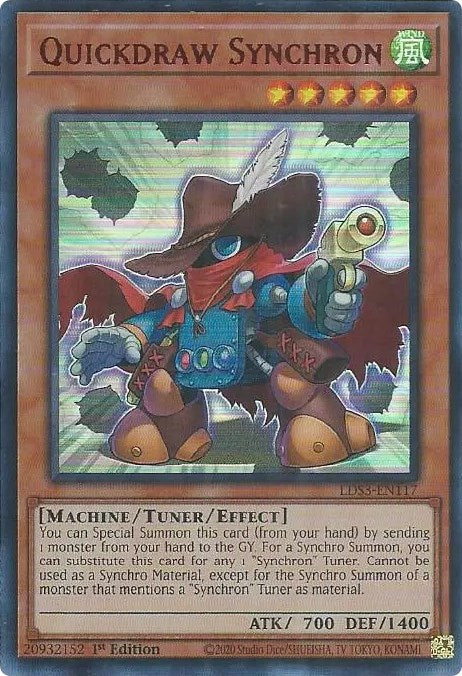 Quickdraw Synchron (Red) [LDS3-EN117] Ultra Rare | Gaming Infinity