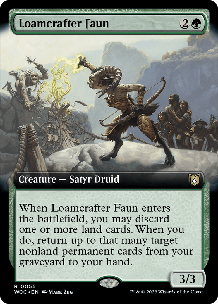 Loamcrafter Faun (Extended Art) [Wilds of Eldraine Commander] | Gaming Infinity