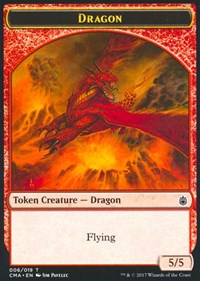 Dragon Token (006) [Commander Anthology Tokens] | Gaming Infinity