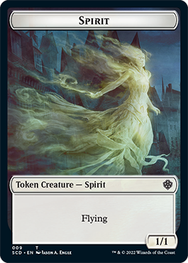 Bird // Spirit Double-Sided Token [Starter Commander Decks] | Gaming Infinity