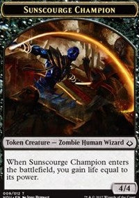 Sunscourge Champion Token [Hour of Devastation Tokens] | Gaming Infinity