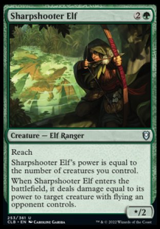 Sharpshooter Elf [Commander Legends: Battle for Baldur's Gate] | Gaming Infinity