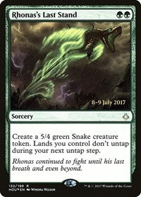 Rhonas's Last Stand [Hour of Devastation Promos] | Gaming Infinity