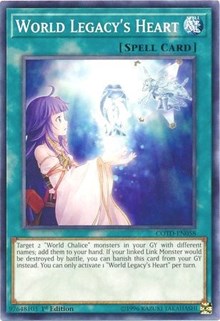 World Legacy's Heart [Code of the Duelist] [COTD-EN058] | Gaming Infinity