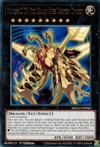 Number C107: Neo Galaxy-Eyes Tachyon Dragon [MAGO-EN063] Rare | Gaming Infinity