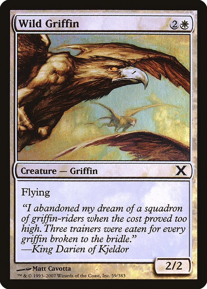 Wild Griffin (Premium Foil) [Tenth Edition] | Gaming Infinity