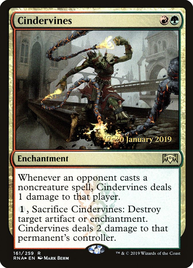 Cindervines [Ravnica Allegiance Prerelease Promos] | Gaming Infinity