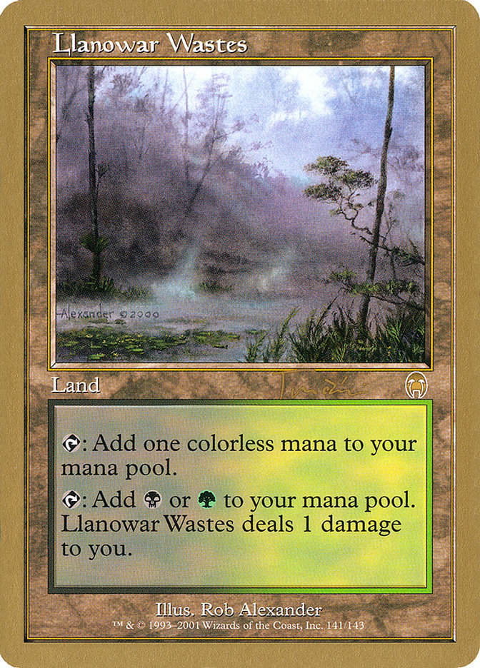 Llanowar Wastes (Jan Tomcani) [World Championship Decks 2001] | Gaming Infinity