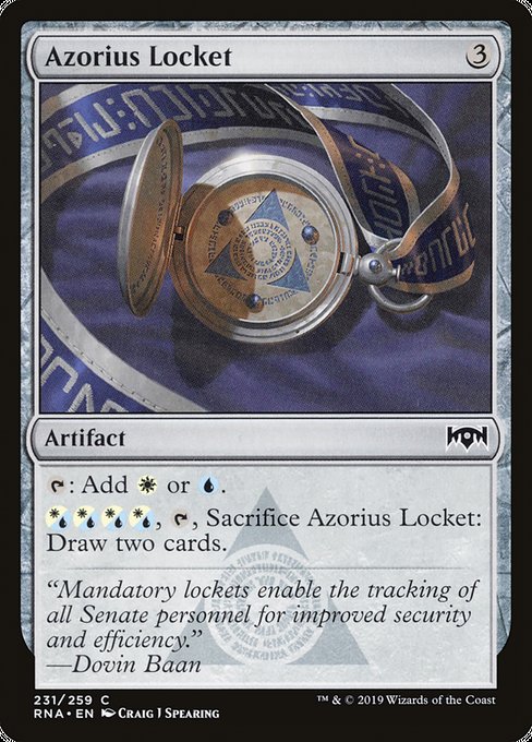 Azorius Locket [Ravnica Allegiance] | Gaming Infinity