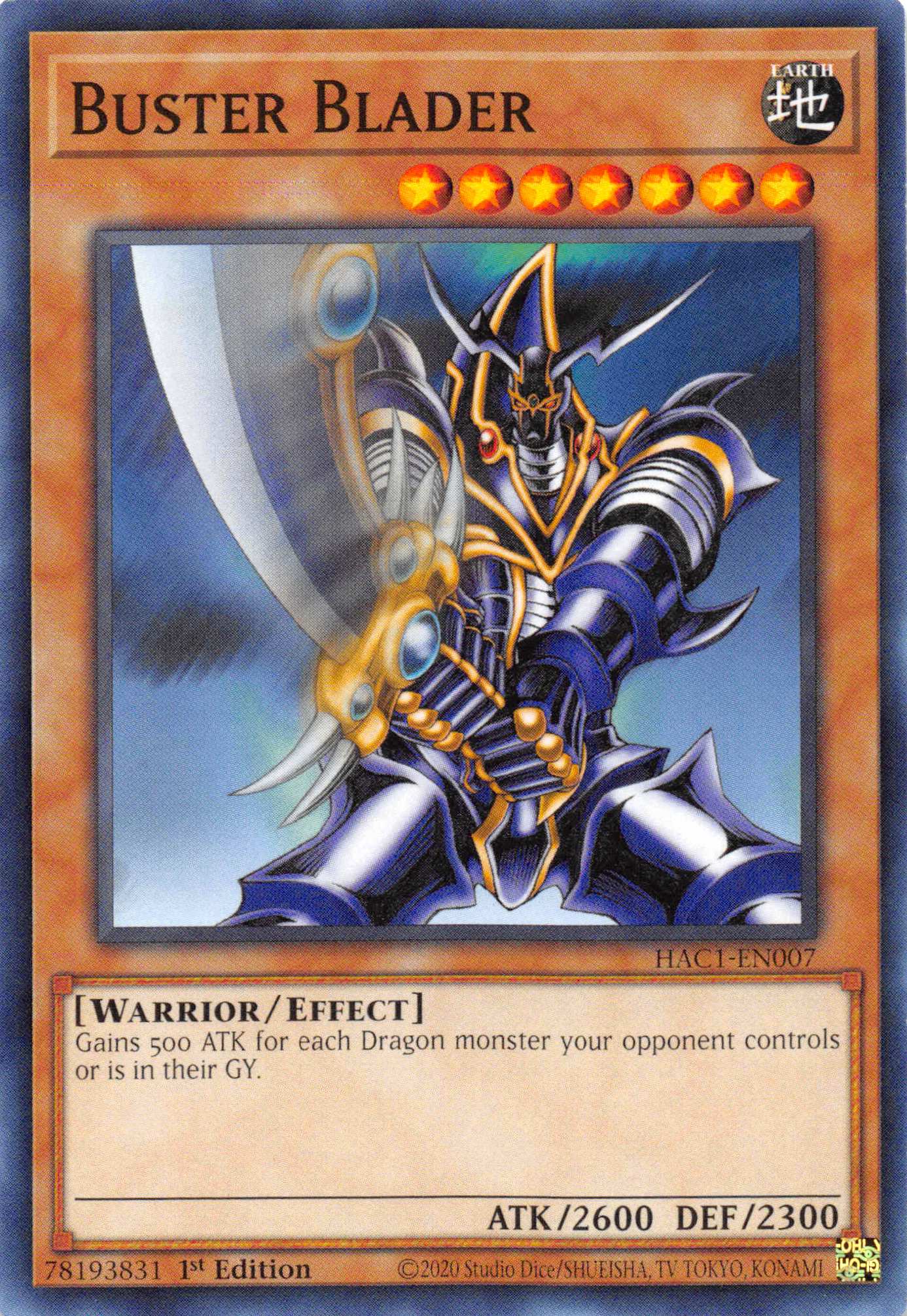 Buster Blader [HAC1-EN007] Common | Gaming Infinity