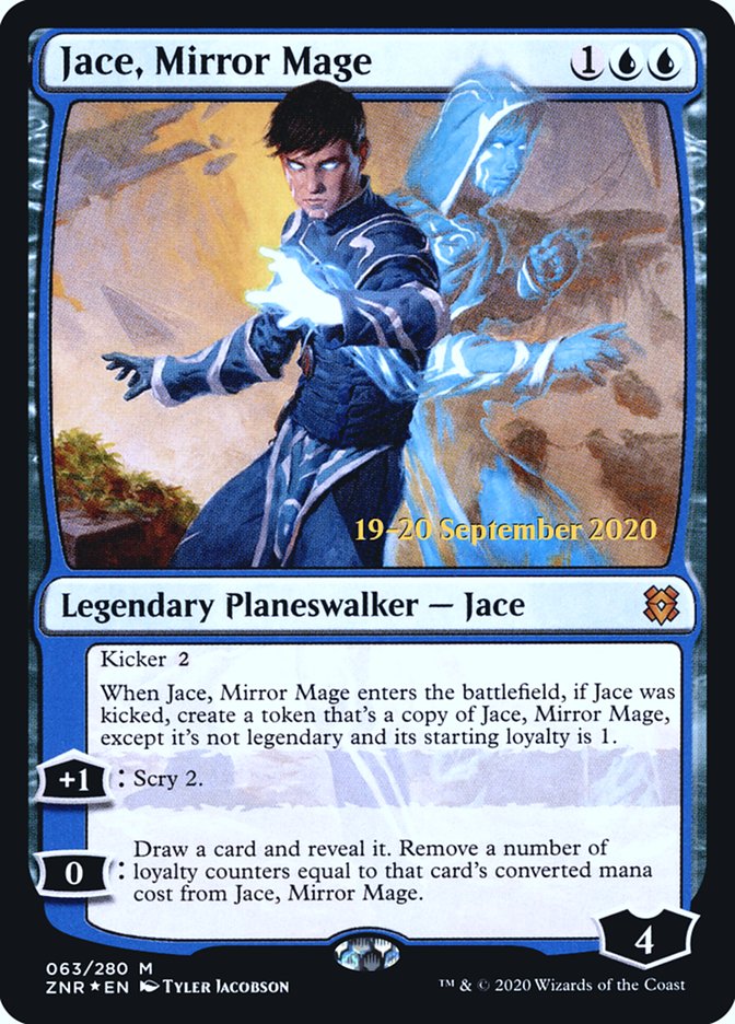 Jace, Mirror Mage  [Zendikar Rising Prerelease Promos] | Gaming Infinity