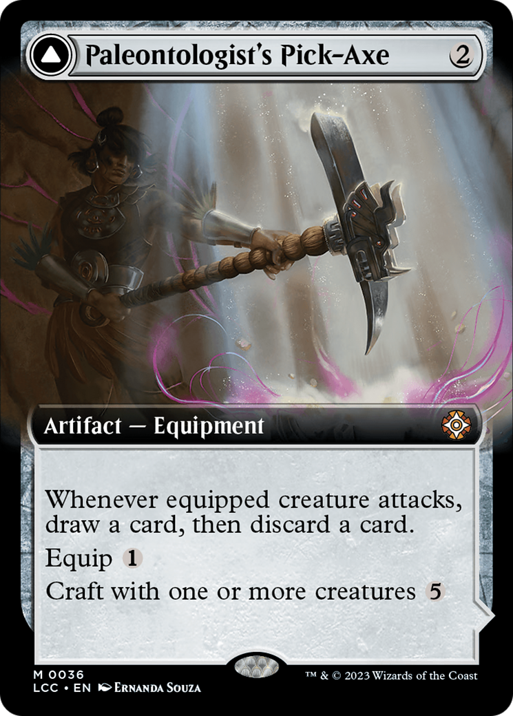 Paleontologist's Pick-Axe (Extended Art) [The Lost Caverns of Ixalan Commander] | Gaming Infinity