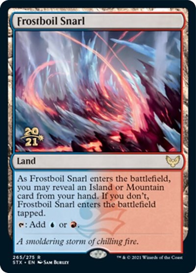 Frostboil Snarl [Strixhaven: School of Mages Prerelease Promos] | Gaming Infinity