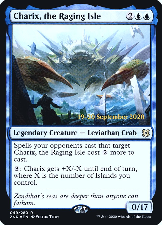 Charix, the Raging Isle  [Zendikar Rising Prerelease Promos] | Gaming Infinity