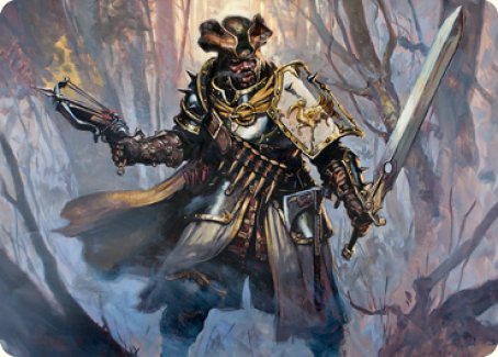Brutal Cathar Art Card [Innistrad: Midnight Hunt Art Series] | Gaming Infinity