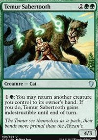 Temur Sabertooth [Commander 2017] | Gaming Infinity