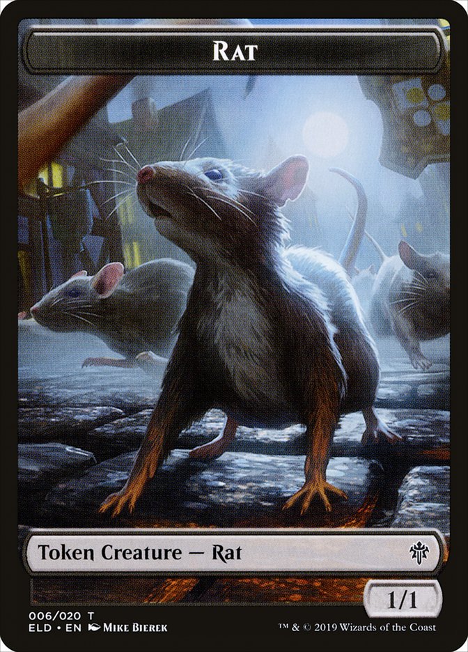 Rat [Throne of Eldraine Tokens] | Gaming Infinity