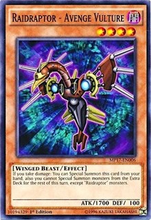 Raidraptor - Avenge Vulture [2017 Mega-Tins Mega Pack] [MP17-EN006] | Gaming Infinity