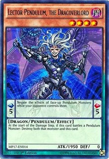 Lector Pendulum, the Dracoverlord [2017 Mega-Tins Mega Pack] [MP17-EN014] | Gaming Infinity