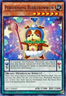 Performapal Bubblebowwow [2017 Mega-Tins Mega Pack] [MP17-EN062] | Gaming Infinity