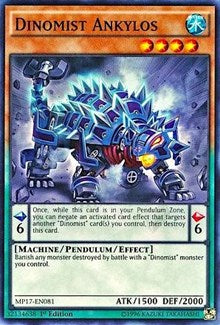 Dinomist Ankylos [2017 Mega-Tins Mega Pack] [MP17-EN081] | Gaming Infinity