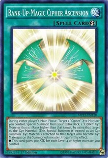 Rank-Up-Magic Cipher Ascension [2017 Mega-Tins Mega Pack] [MP17-EN210] | Gaming Infinity