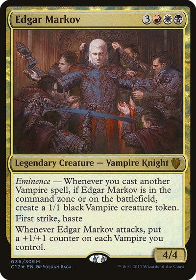 Edgar Markov (Commander 2017) [Commander 2017 Oversized] | Gaming Infinity