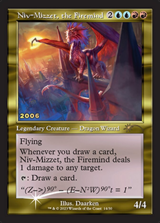 Niv-Mizzet, the Firemind [30th Anniversary Promos] | Gaming Infinity